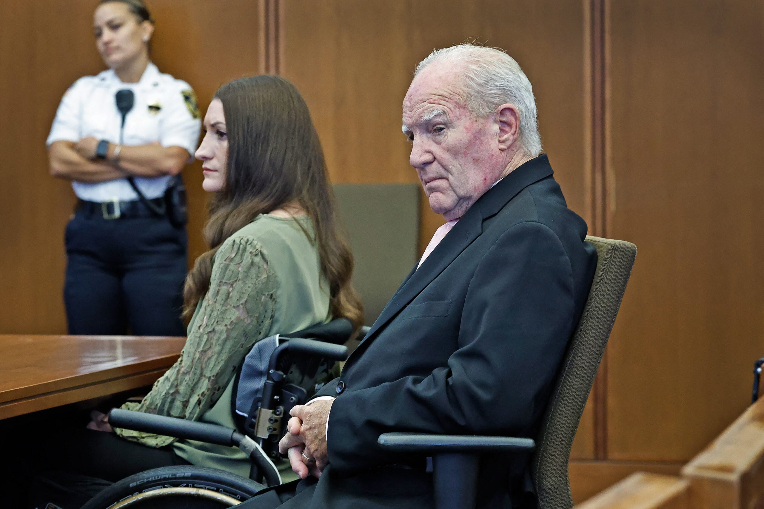 Kevin Reddington, defense attorney for Lindsay Clancy, and Lindsay Clancy