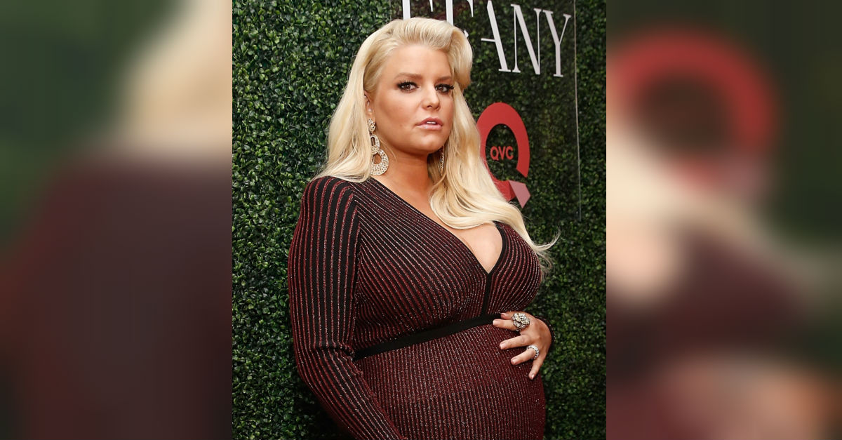 jessica simpson swollen feet