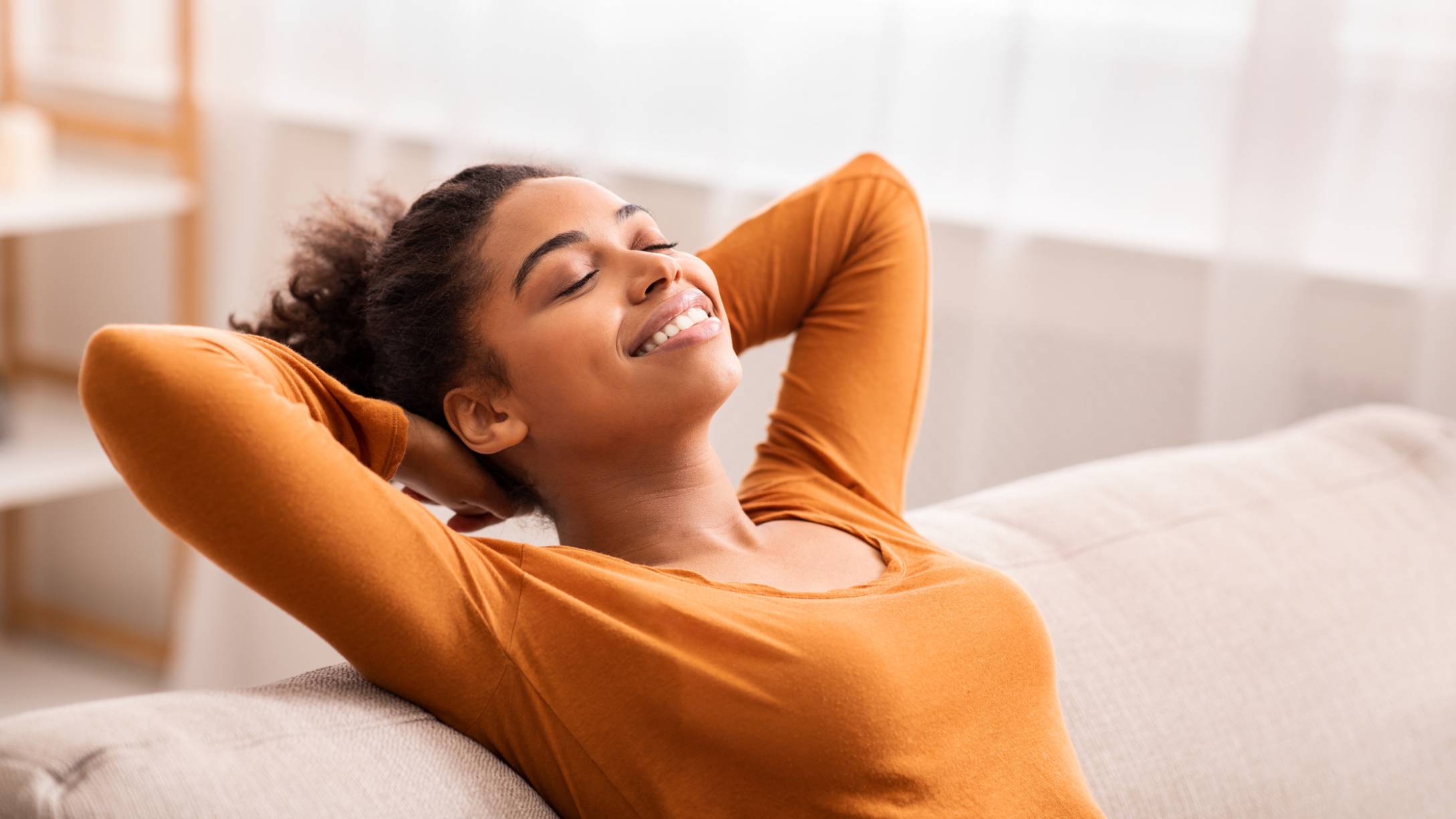 woman relaxing