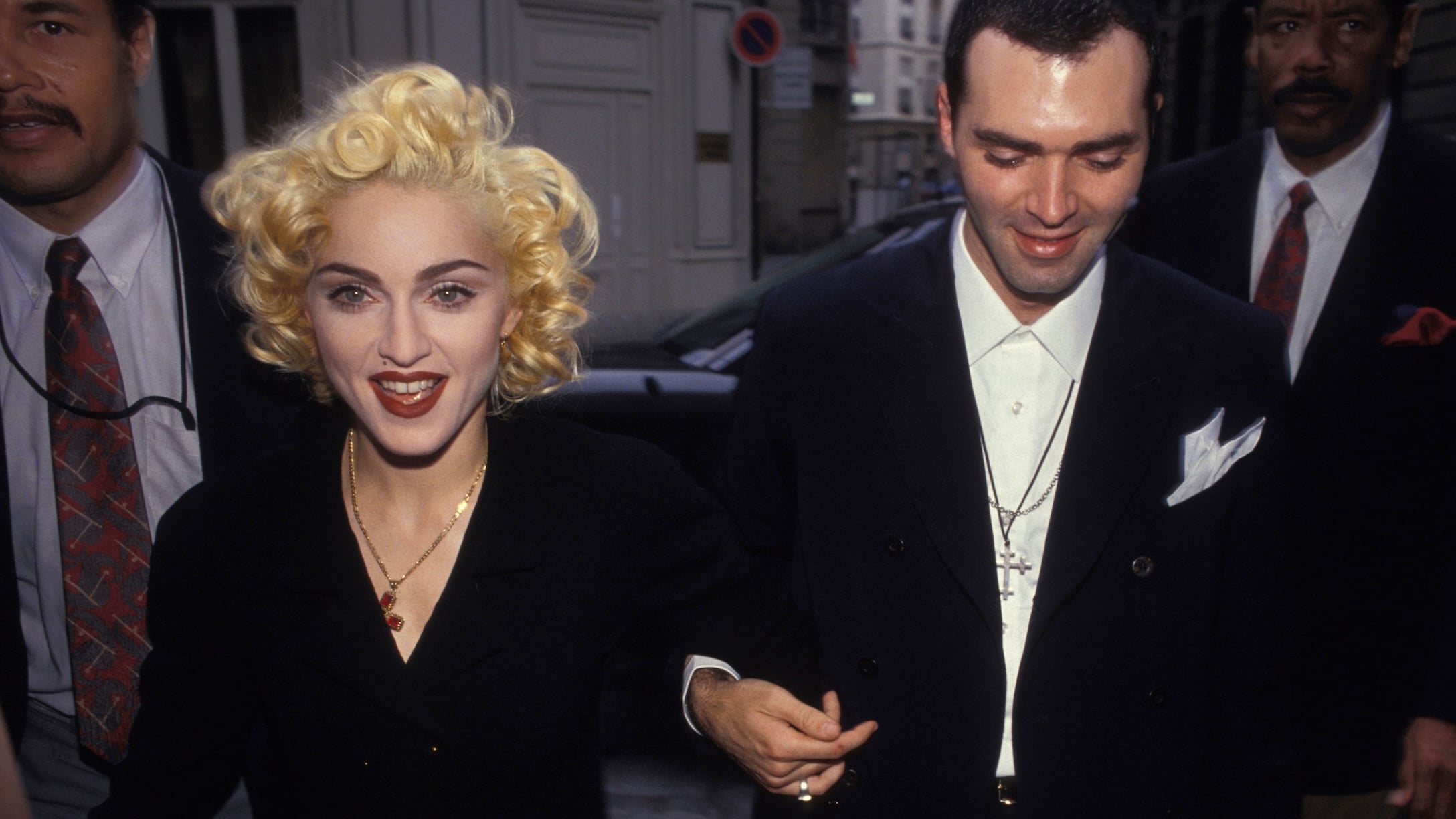 Madonna and her brother Christopher Ciccone