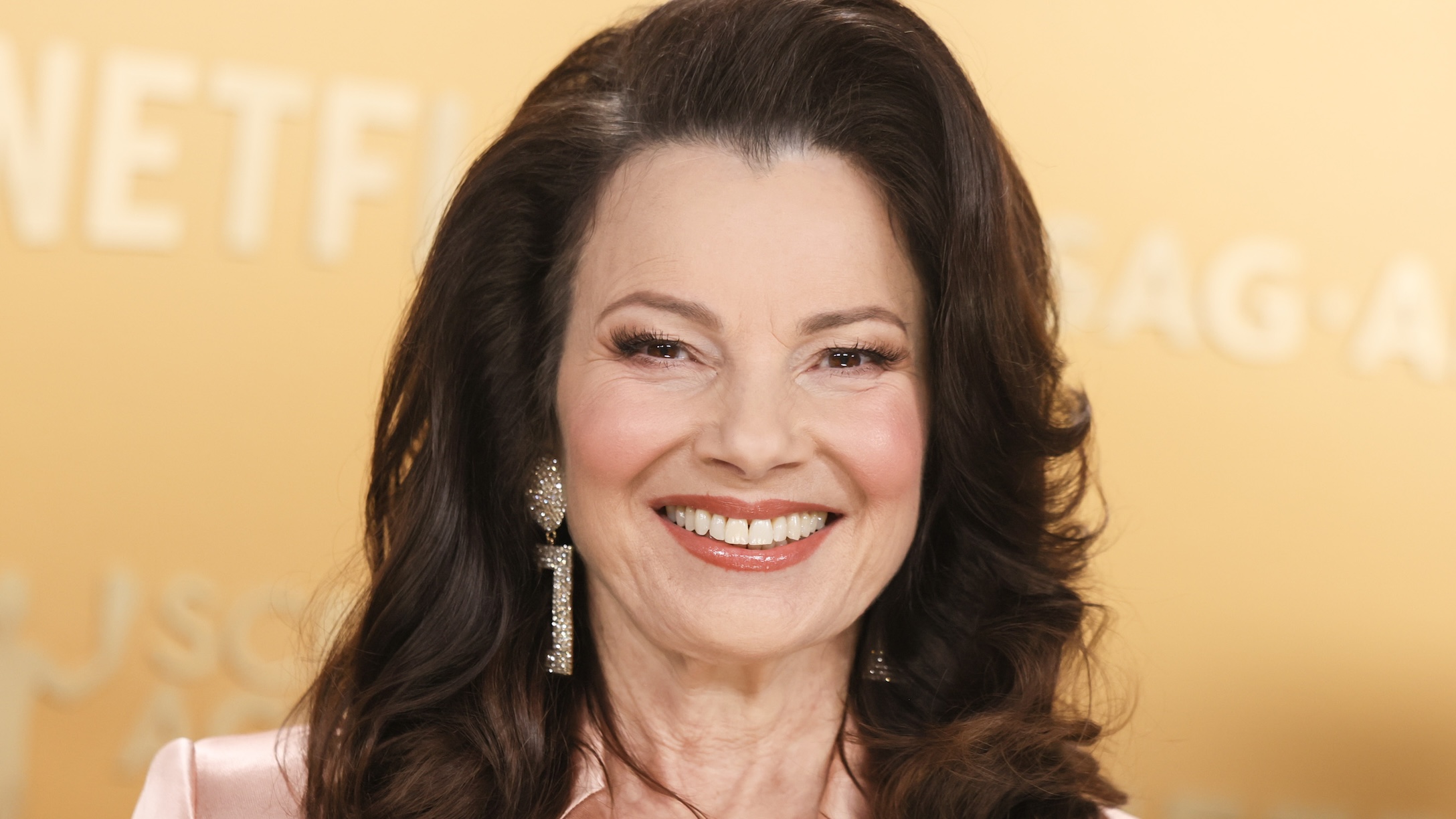 Fran Drescher, President, SAG-AFTRA, attends the 31st annual Screen Actors Guild Awards at Shrine Auditorium and Expo Hall on February 23, 2025 in Los Angeles, California.
