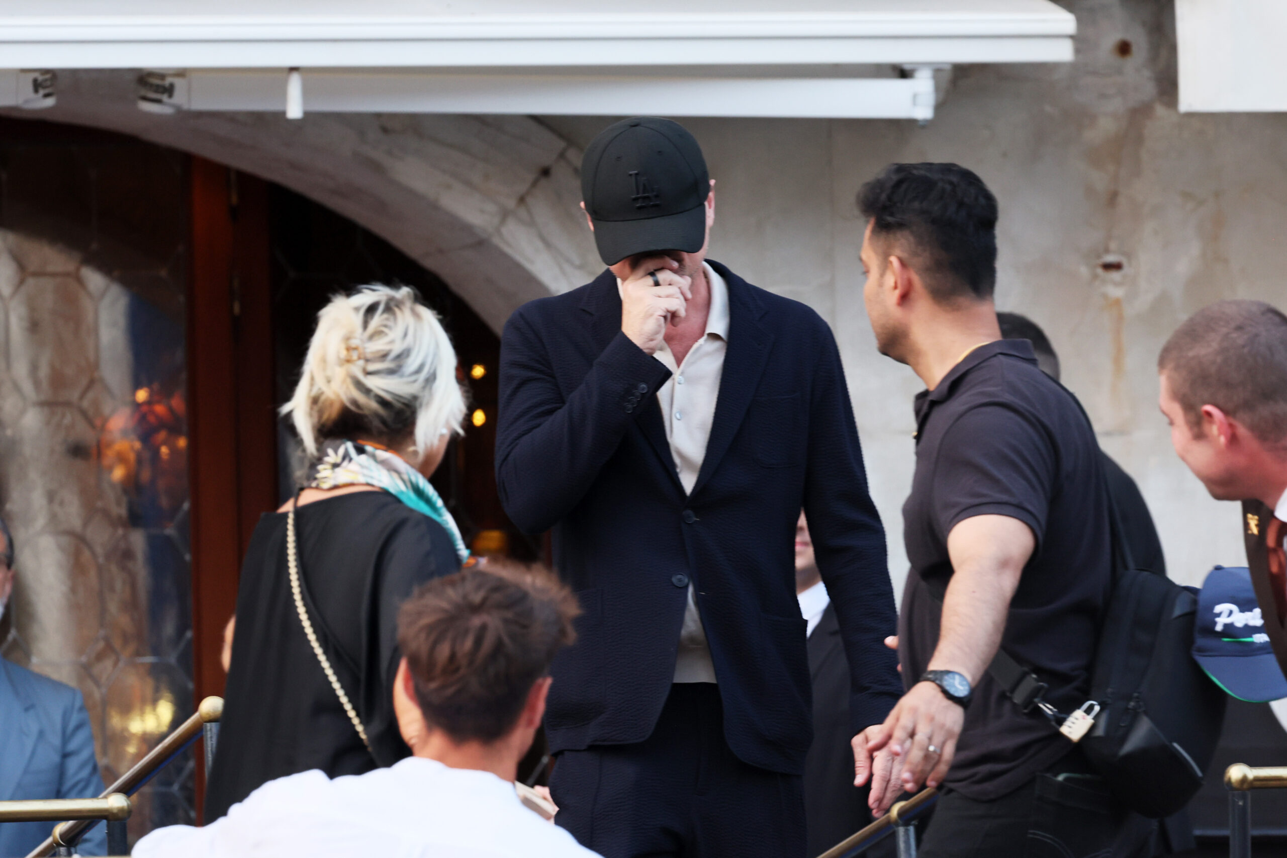 VENICE, ITALY - JUNE 26: Leonardo Di Caprio is sighting ahead of Jeff Bezos and Lauren Sanchez Wedding at Hotel Gritti on June 26, 2025 in Venice, Italy. (Photo by Ernesto Ruscio/GC Images)