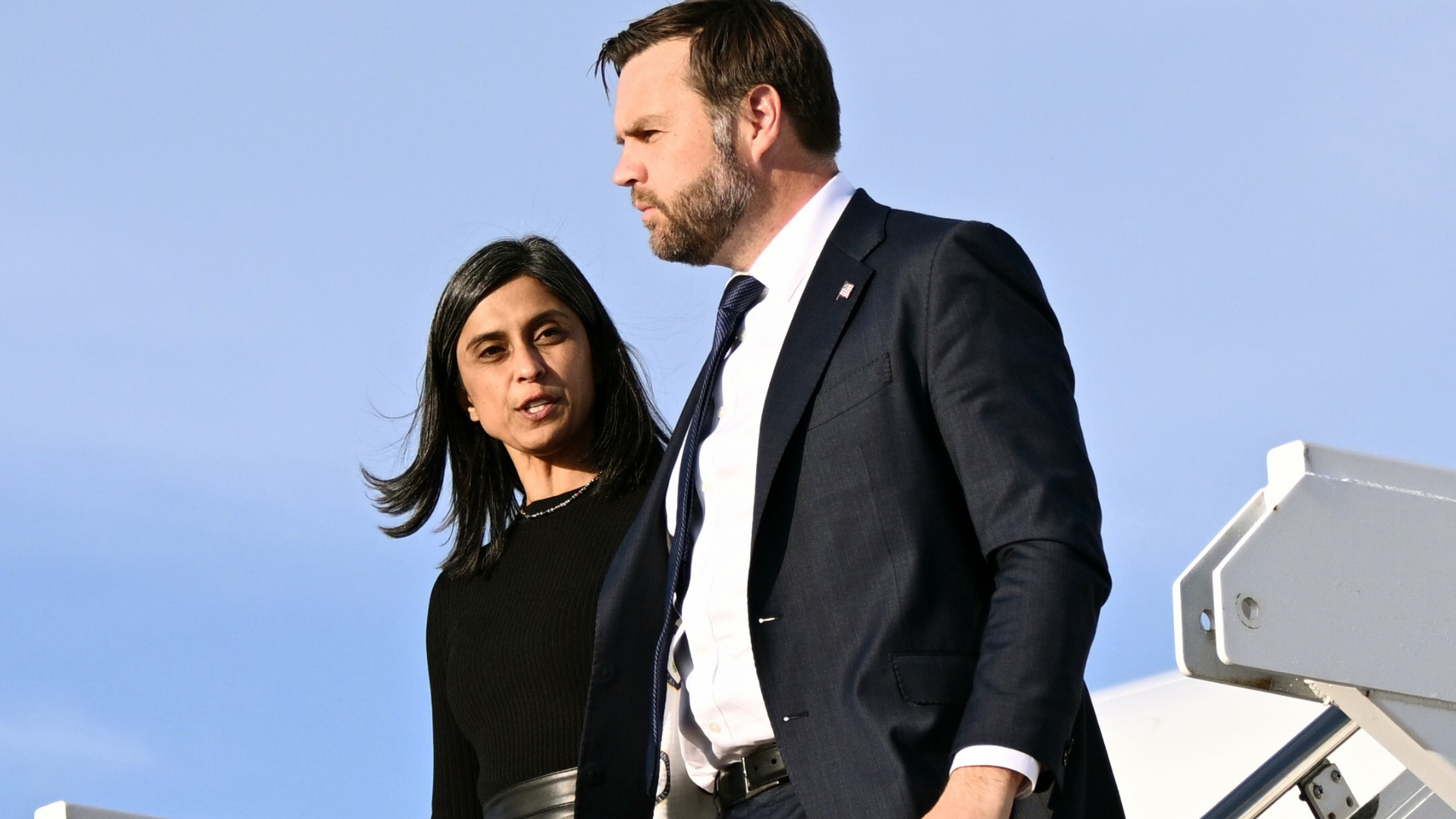 Usha and JD Vance