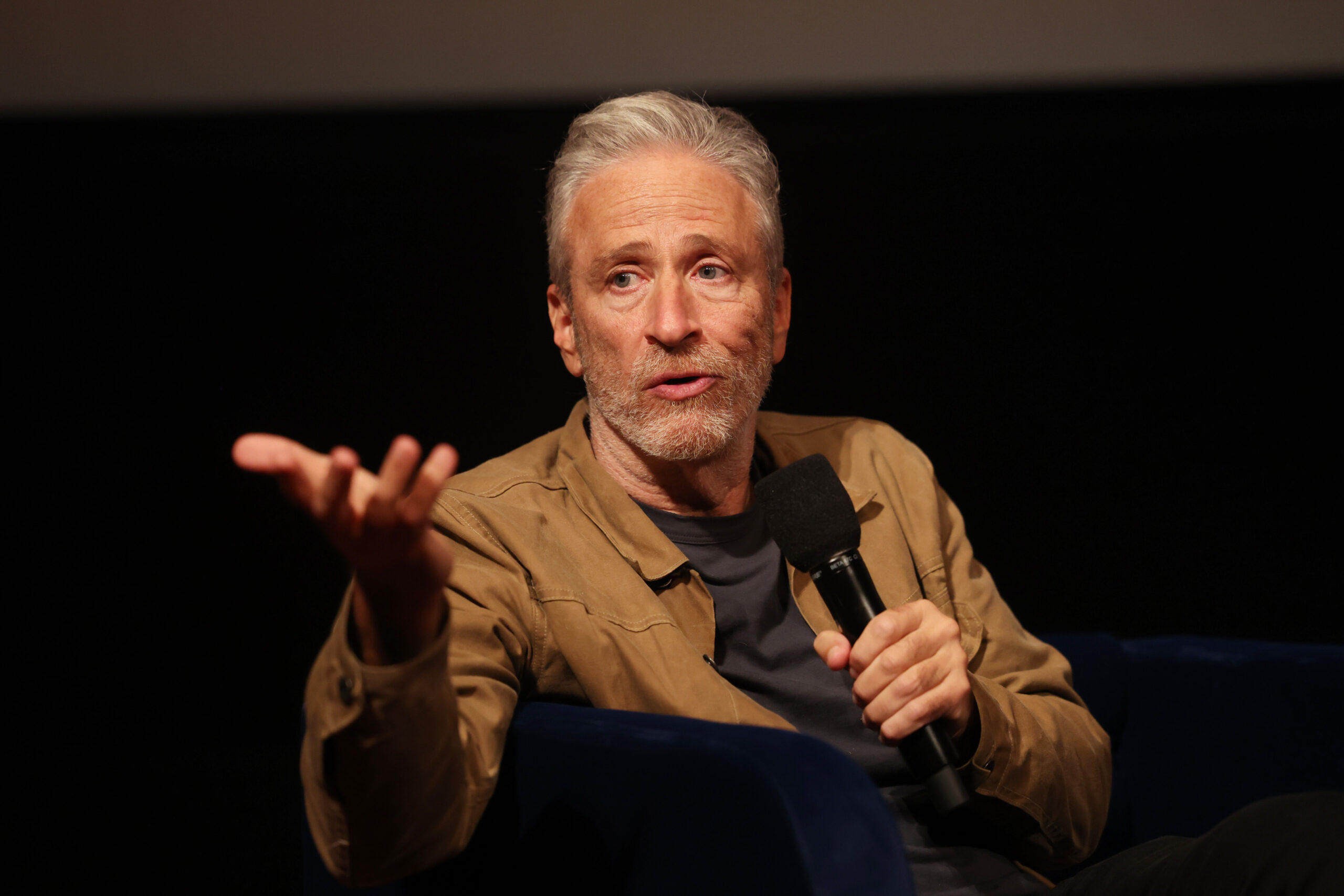 LOS ANGELES, CALIFORNIA - JUNE 07: Jon Stewart attends Comedy Central's "The Daily Show"