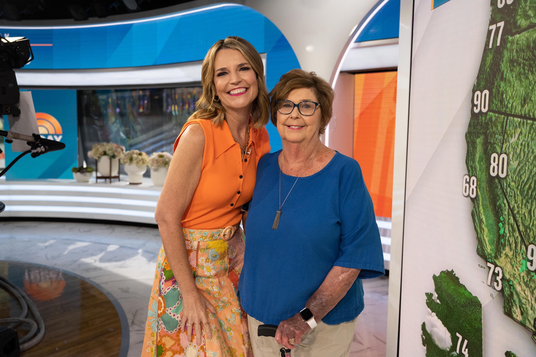 Savannah Guthrie and mother Nancy Guthrie