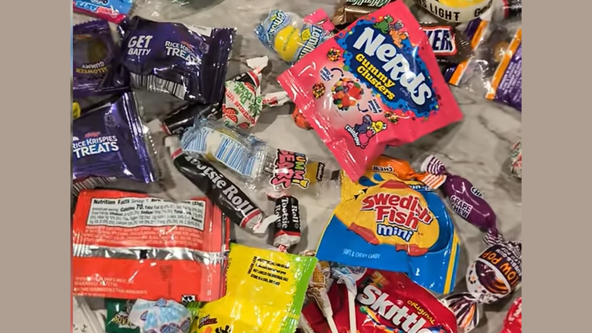 trick-or-treat candy